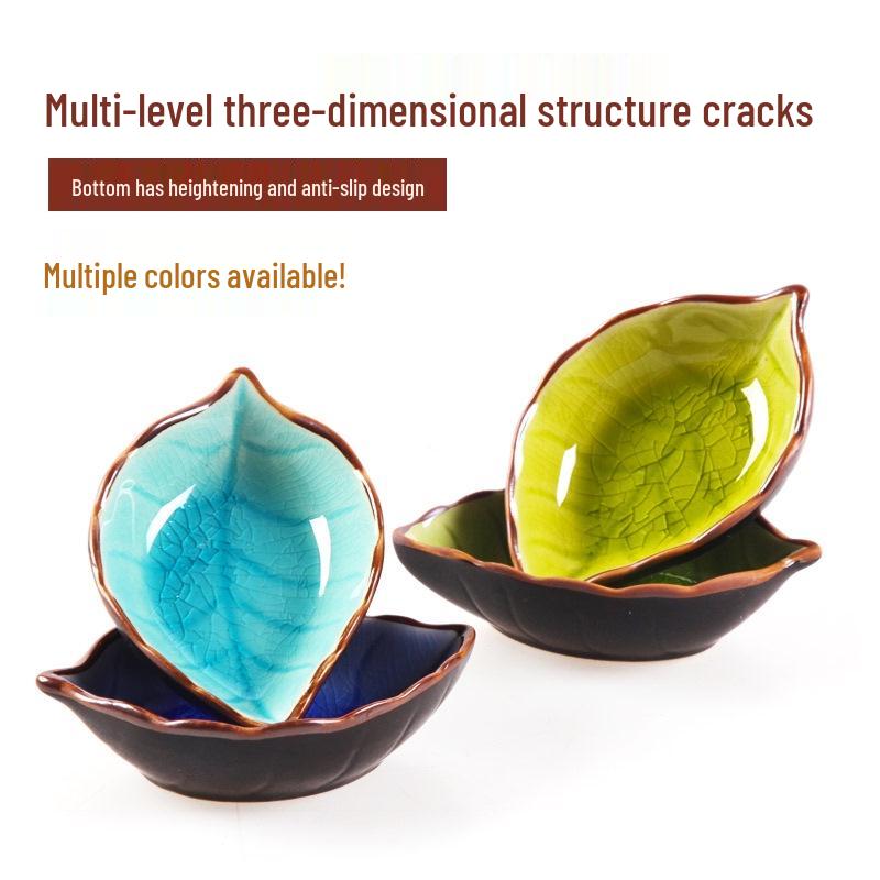 Japanese-Style Ceramic Condiment & Sauce Dishes - Versatile Kitchenware for Snacks, Soy Sauce, Seasonings, and Vinegar