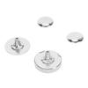 50 Jeux Boutons-pression Magnétiques 18x5mm Épais Alliage Haute Dureté Fermeture Magnétique pour Sac à Main Couture Artisanat