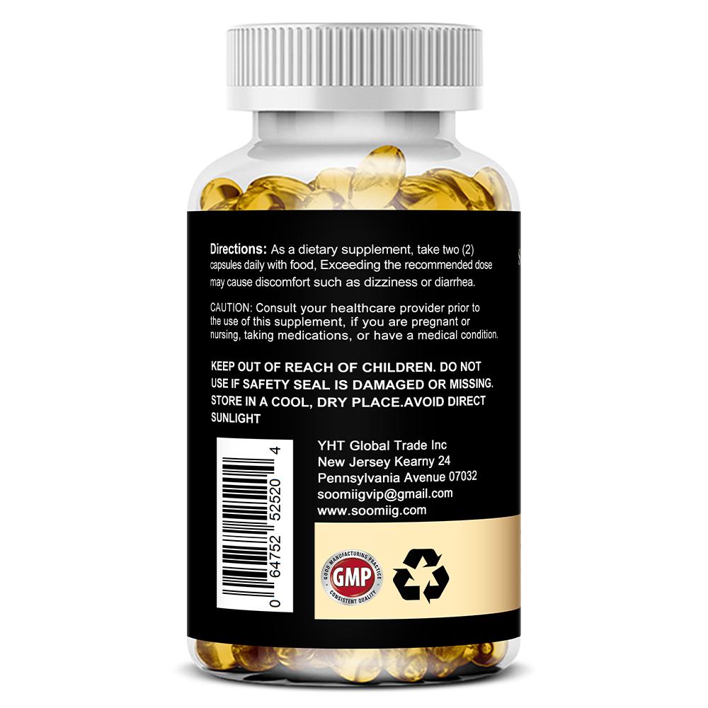 Kurkumawortel 1400 mg, Knoflookbol 500 mg, Voedingssupplement