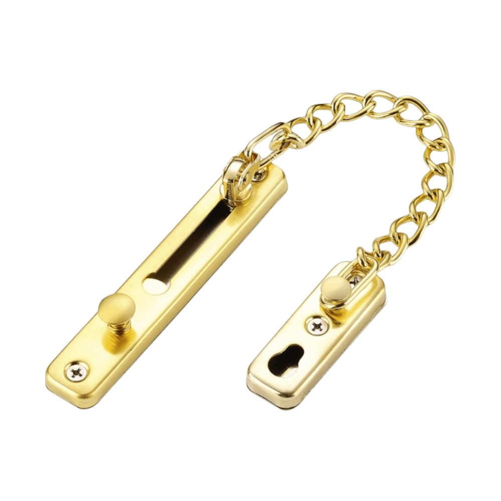 Bold Chain Door Chain Lock No-drill Guard Against Theft Security Chain Guard Stainless Steel Secure Anti Theft Press Lock Office