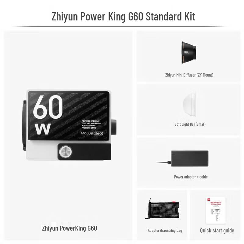 Zhiyun G60 LED Video Light