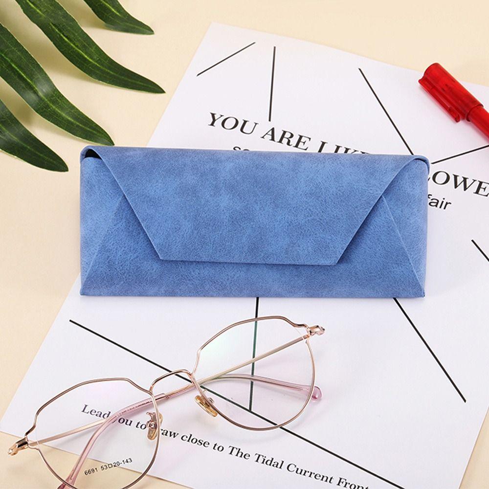 PU Leather Glasses Boxes Holder Stress Resistance Myopia Glasses Case Sunglasses Bag Men Women