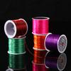 1Roll Beading Thread Accessories Flat Elastic Thread Elasticity Spandex DIY 0.8mm Elastic Cord Hand Knitting