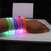 6pcs Colorful Light Up Party Glowing Bracelets Stylish Plastic LED Wristbands Birthday Party Wrist Bands Ornament