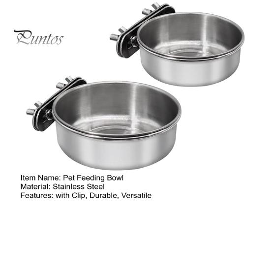 1/2 stk. Mateskål for små fuglebur med klemme i rustfritt stål Vannmatskål til kjæledyrmater Coop-tilbehør til papegøye-kakefugl-ara dvergpapegøyer