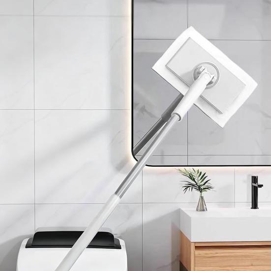 Mop plat mic Mop cu față de prosop Mop ușor Sistem cu clips Schimbare ușoară a pad-ului Mop pentru podea bucătărie baie