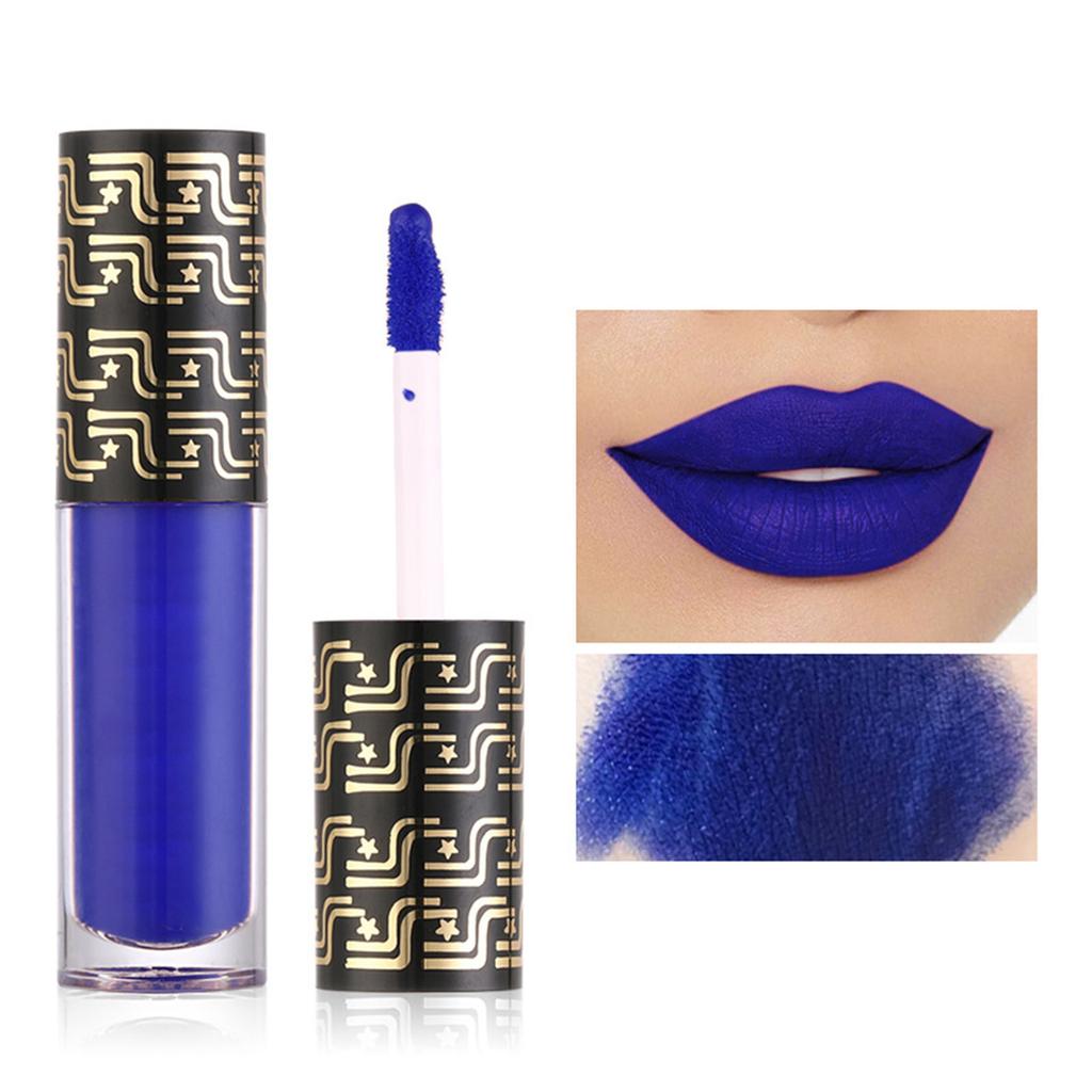 1Pc Matte Liquid Lipstick Long Lasting Waterproof Smudge Proof Non Sticky Lip Gloss with Velvety Smooth Finish for Women Girls