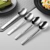 Thickened stainless steel spoon, creative takeaway supreme spoon, niche Western food spoon, environmentally friendly spoon