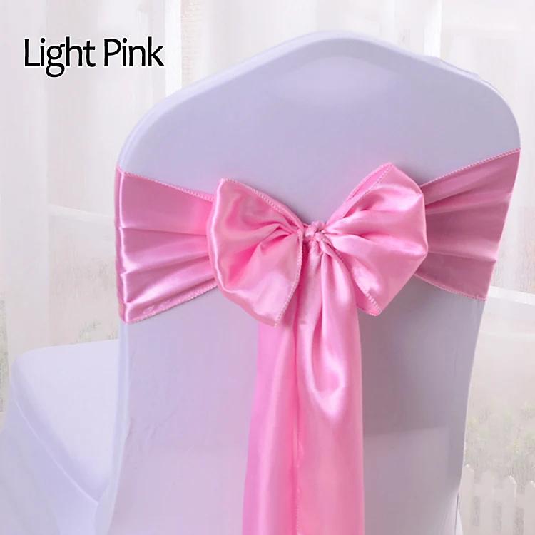 Satin Chair Sashes Ties 12Pcs Chair Decorative Satin Sashes Bow Design for Wedding Events Banquet Home Kitchen Decoration