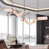 Post-Modern Minimalist Luxury Copper Marble Pendant Lamp for Restaurant, Lobby, or Bar