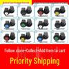 14MM Waterproof Button Switch PB-1405, Self-Reset, Self-Lock, Normally Open, Press-On, in Blue, White, Red, Green, Black.