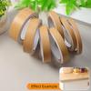 1PC 10m/393.7inch Pine Imitation Wood Edge Stickers with Self-adhesive Ceiling Decorative Lines, Wardrobe Cabinet Door Frame