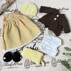 BlissfulPixie Handmade Waldorf Doll Clothes 30cm Clothes Set Lovely Box Girls Christmas Birthday Gift Amelia Clothes Accessories -
