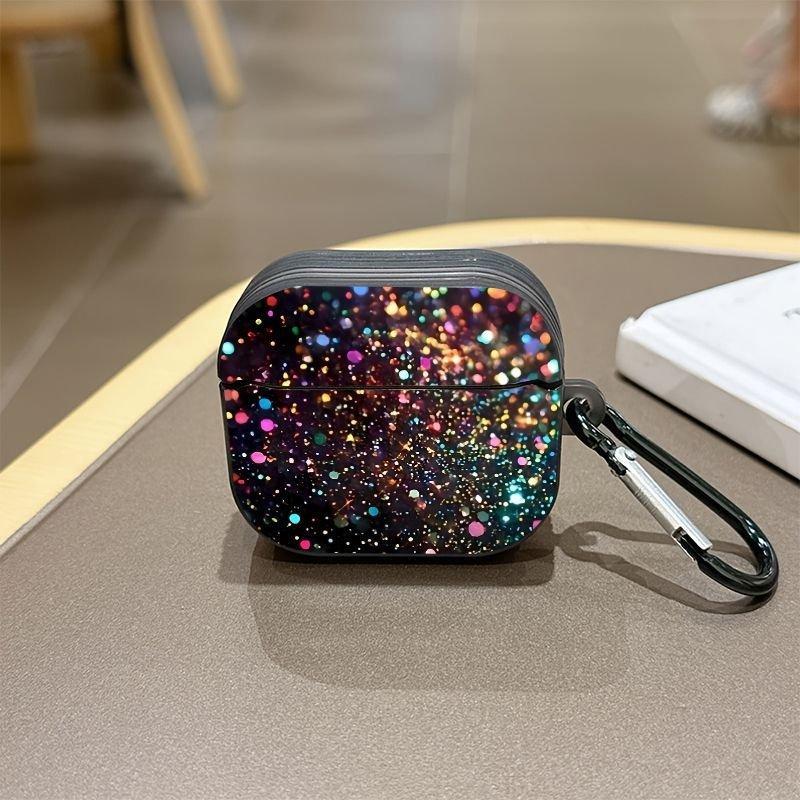 Colorful shiny pattern suitable for Apple's new 1st generation protective case tpu soft case AirpodsPro1 earphone case handmade