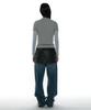 PARTIMENTO WOMEN All-In-One Layered Henley Long Sleeve Tee_Melange