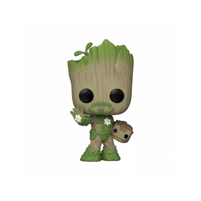 Figurine - Funko - We Are Groot Iron Man - Multicolore - Licence Marvel - Gamme Pop !