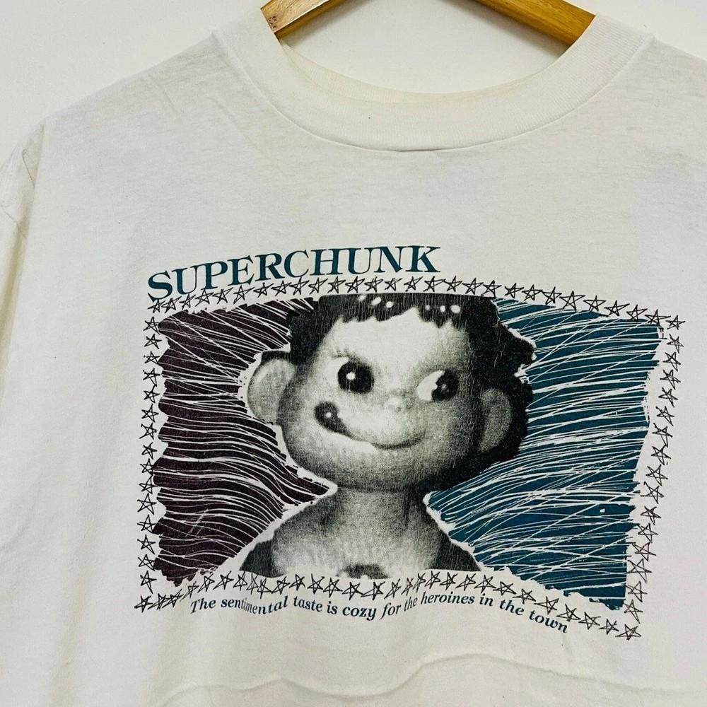 Superchunk band white T-shirt short sleeve All sizes S-5Xl Unisex T-Shirt L