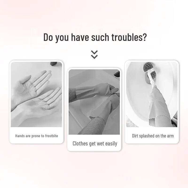 Miaojie Extended Warm Household Gloves