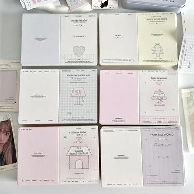 10 τμχ/συσκευασία 3 ιντσών φωτογραφική κάρτα Χαρτί Κάρτα μηνυμάτων Πτυσσόμενη κάρτα συλλογής φωτογραφιών DIY Idol Photo Υλικά συσκευασίας