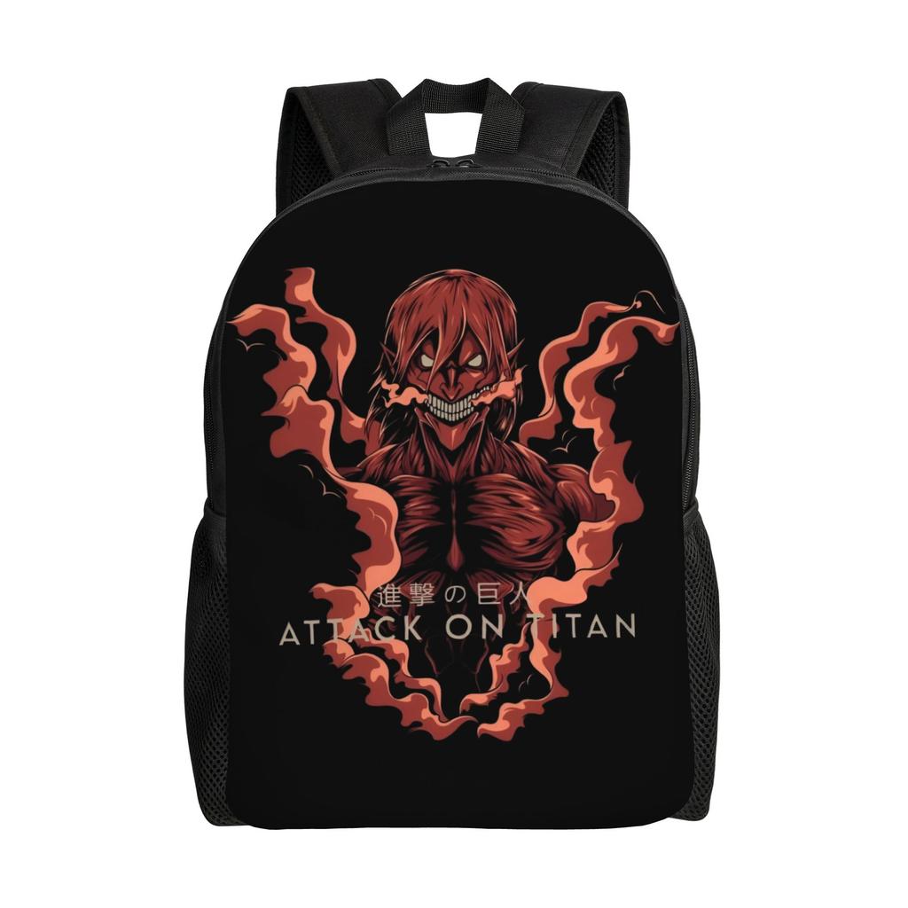 3D Printing Attack On Titans Backpack for Boys Girls Manga School College Travel Bags Women Men Bookbag Fits 15 Inch Laptop
