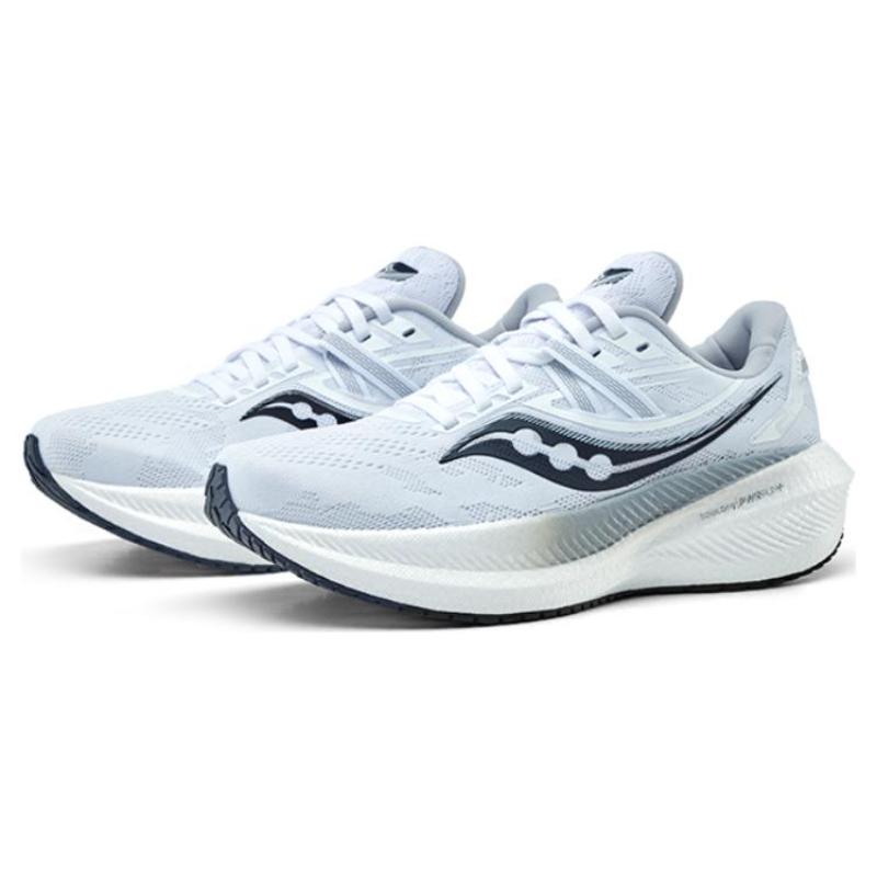 Saucony Triumph Victory 20 Slip Resistant Abrasion Resistant Low top Running Shoes Women's White Black Saucony S10759-11