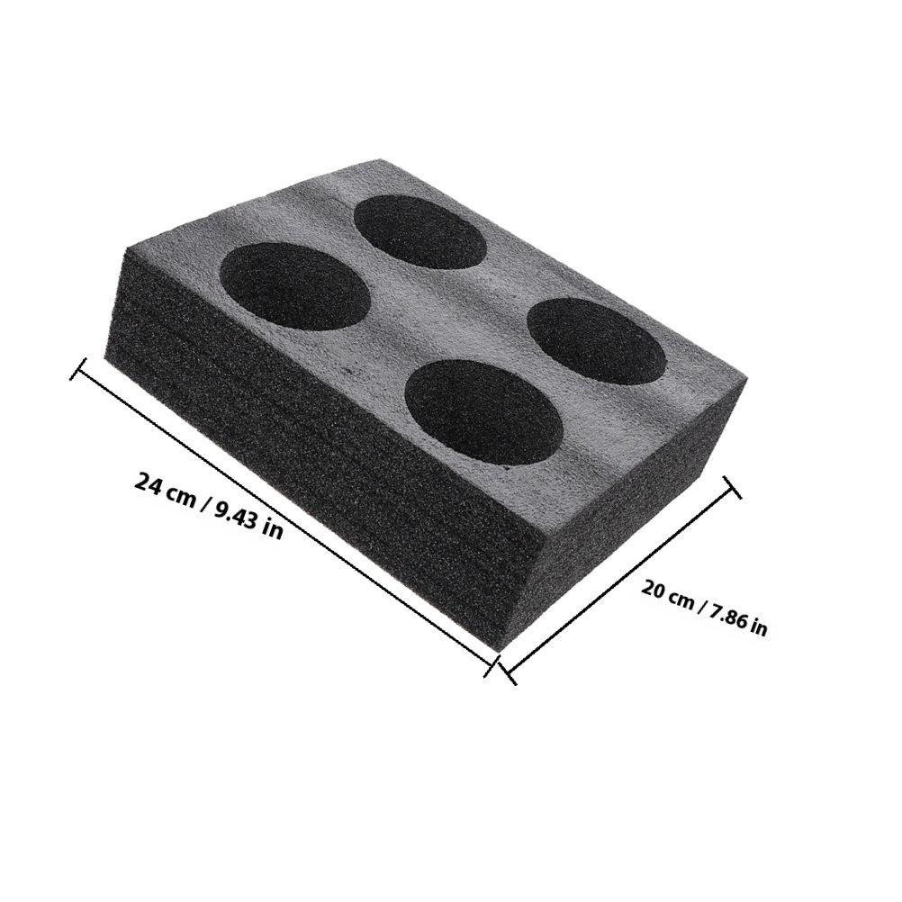 2Pcs Foam Cup Carrier Multiple Holes Holder Tray for Coffee Milk Tea Drinks Takeout Cup Holder Tray Drinks Carrier