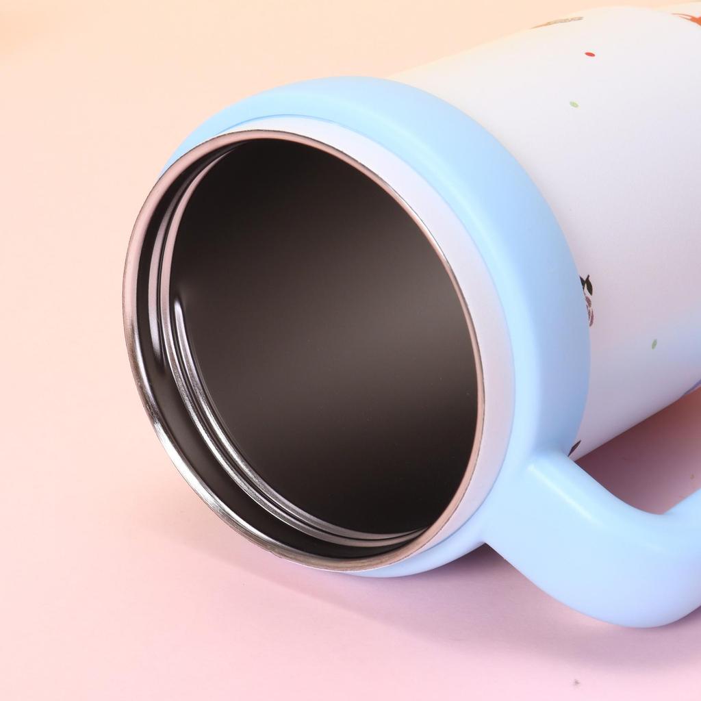 Trendy Stainless Steel Insulated Cup - Ice King: Hot & Cold Preservation with Straw for Car Use