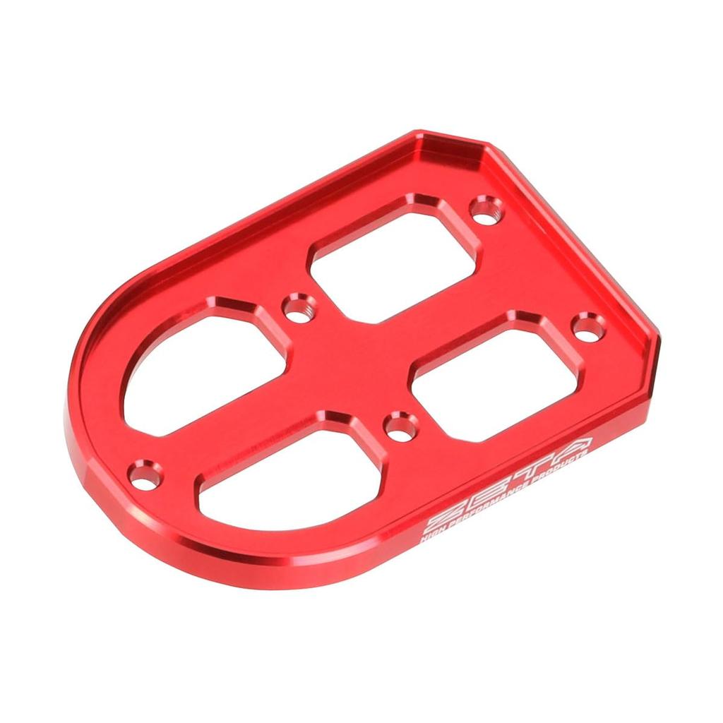 ZETA Adventure Foot Pegs Aluminum Base Red ZE93-0902