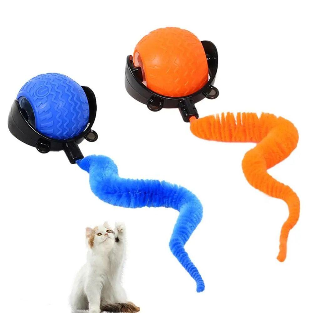 

Умный кот Автоматический катящийся мяч Перезаряжаемый мяч-дразнилка для кошек Игра для тренировки собак и кошек