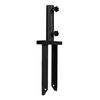 Heavy-Duty Flag Pole Holder Ground Stake Metal Flag Spike for Ground Adjustable Feather Flag Base Universal Light Stakes Rust-Resistant Outdoor Stand