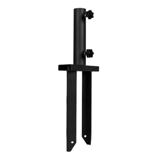 Heavy-Duty Flag Pole Holder Ground Stake Metal Flag Spike for Ground Adjustable Feather Flag Base Universal Light Stakes Rust-Resistant Outdoor Stand