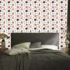 Halloween wallpaper white, light gray and peach 50x1000