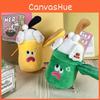 The Cat In The Trash Can Plush Keychain Cartoon Pendant Hanging Gift Decoration