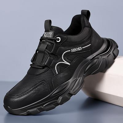 Chaussures pour hommes automne et hiver nouvelles chaussures décontractées en cuir chaussures de course pour hommes chaussures de sport semelle souple pour hommes tendance