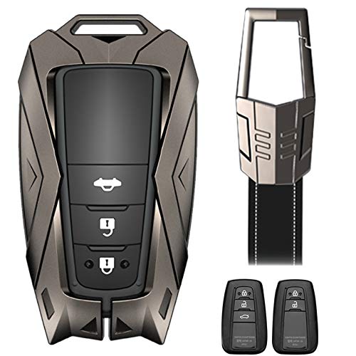 

[MDee] Металлический интеллектуальный чехол для ключа для автомобилей Toyota, матовый черный чёрный