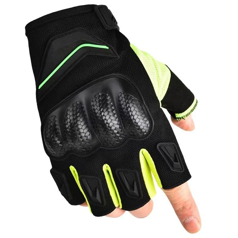 Universal Summer Cycling Gloves Half Finger Anlti Slip Bike Motorcycle Gloves for Women Men Hiking Camping Accessories