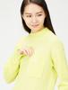 Golf mock neck knit jacquard female 1 [New Balance] (optical pattern/stretch) / / 012-2270506 060_Yellow [M]