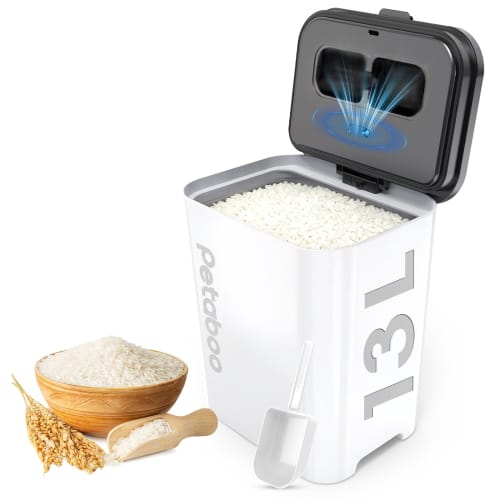 Automatic Vacuum Storage Container, Insect-Proof, Moisture-Proof, and Oxidation-Proof, Rechargeable, 20L Large Capacity, Food Storage Container, Autom