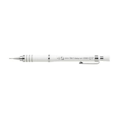 ZEBRA TECT2WAY LIGHT 0.7 White MAB42-W Mechanical Pencil with Drafting Tip and Wide View Long Fine Tip Pipe