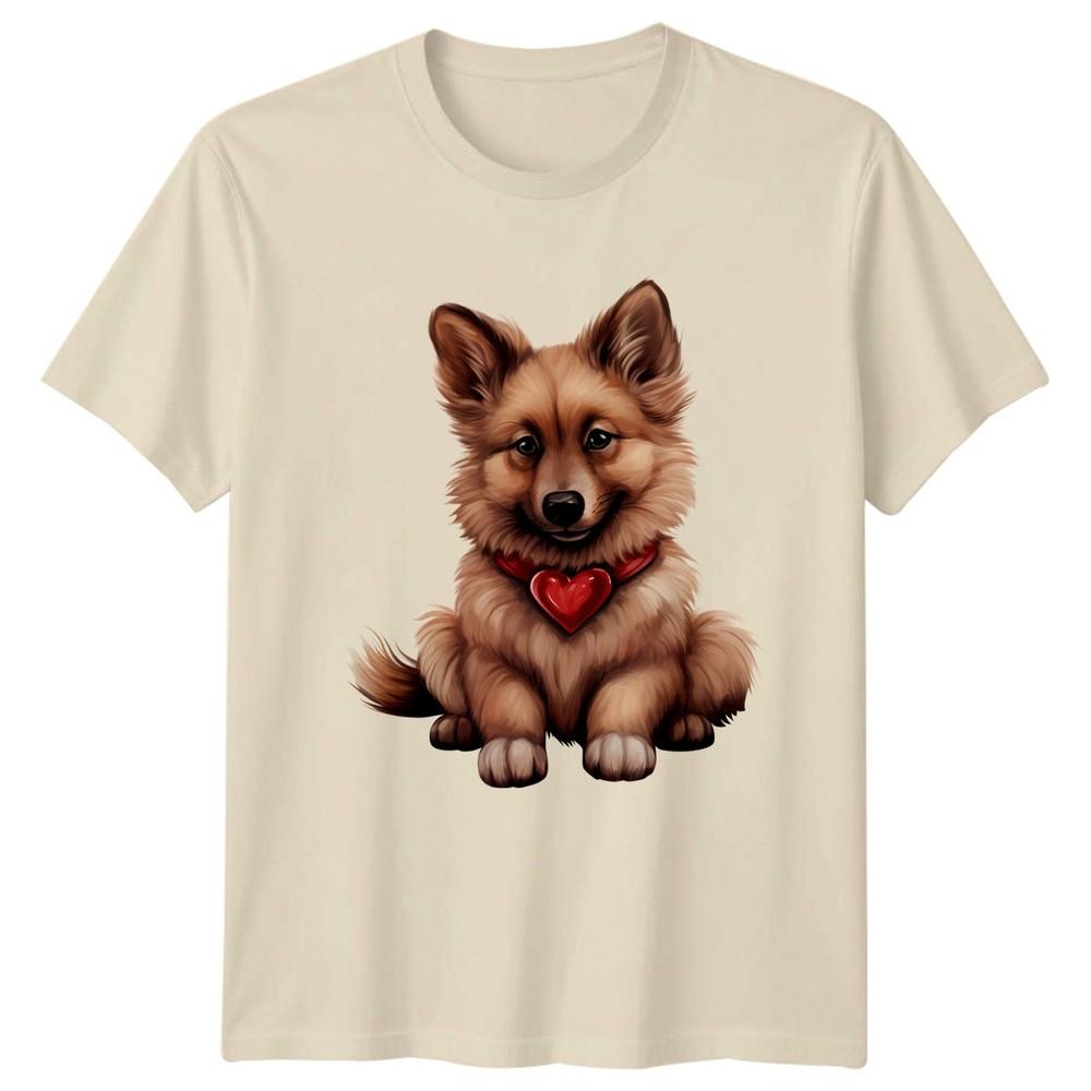 Cute Dog Love Heart Animals Unisexs TShirt Unisexs Tee Graphic Unisex Top