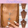 Western cowboy kettingenset met turkoois en dierenhanger voor vrouwen in boho-stijl