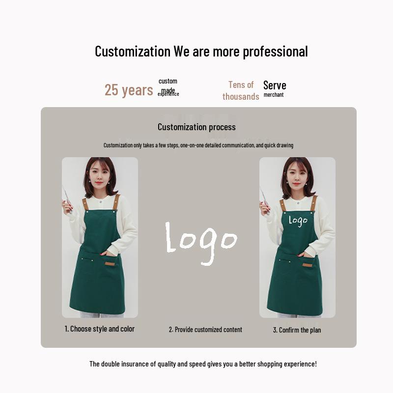 Dirt-Resistant Plain Color Kitchen & Gardening Apron