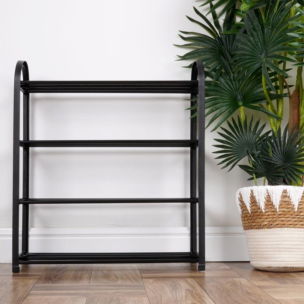 METAL SHELF SHOE SHELF 4 LEVELS 569732