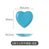 Creative Color Heart 6/8 Inch Ceramic Plate Irregular Ceramic Baking Plate Dinner Salad Dessert Plates Tableware Cooking Dishes