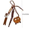 Braided Rope Alkali Water Bread Bag Pendant Handmade Imitation Bread Cartoon Hanging Ornament Keychain Pendant