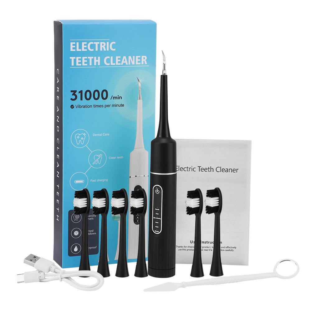 

Rechargeable Waterproof Sonic Electric Toothbrush Set with Soft Bristles