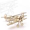 1PC Children's Primary Assembly Model Handmade Wood Aircraft Aerospace Simulation Three-dimensional Puzzle Puzzle Wooden Toy