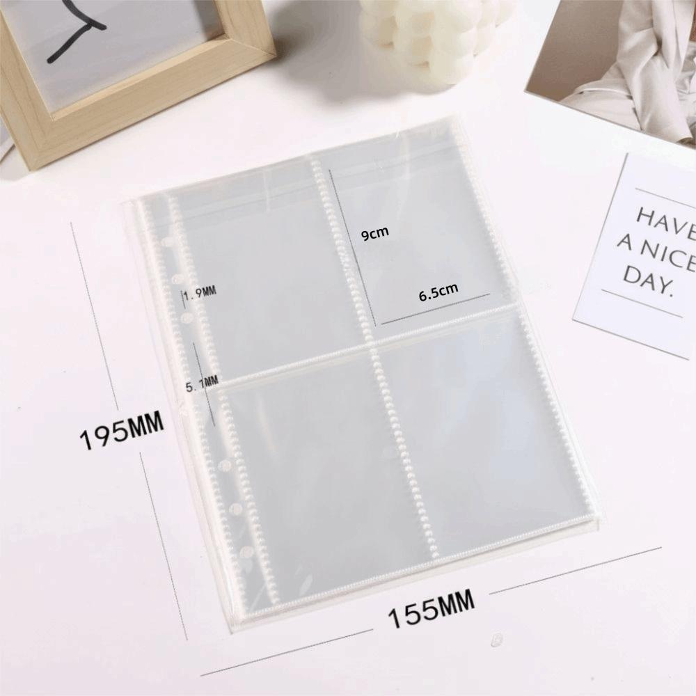 Ring Binder A6 Photocard Holder Plush Kpop Photo Album Photocard Binder  For Kpop Idol Photocards