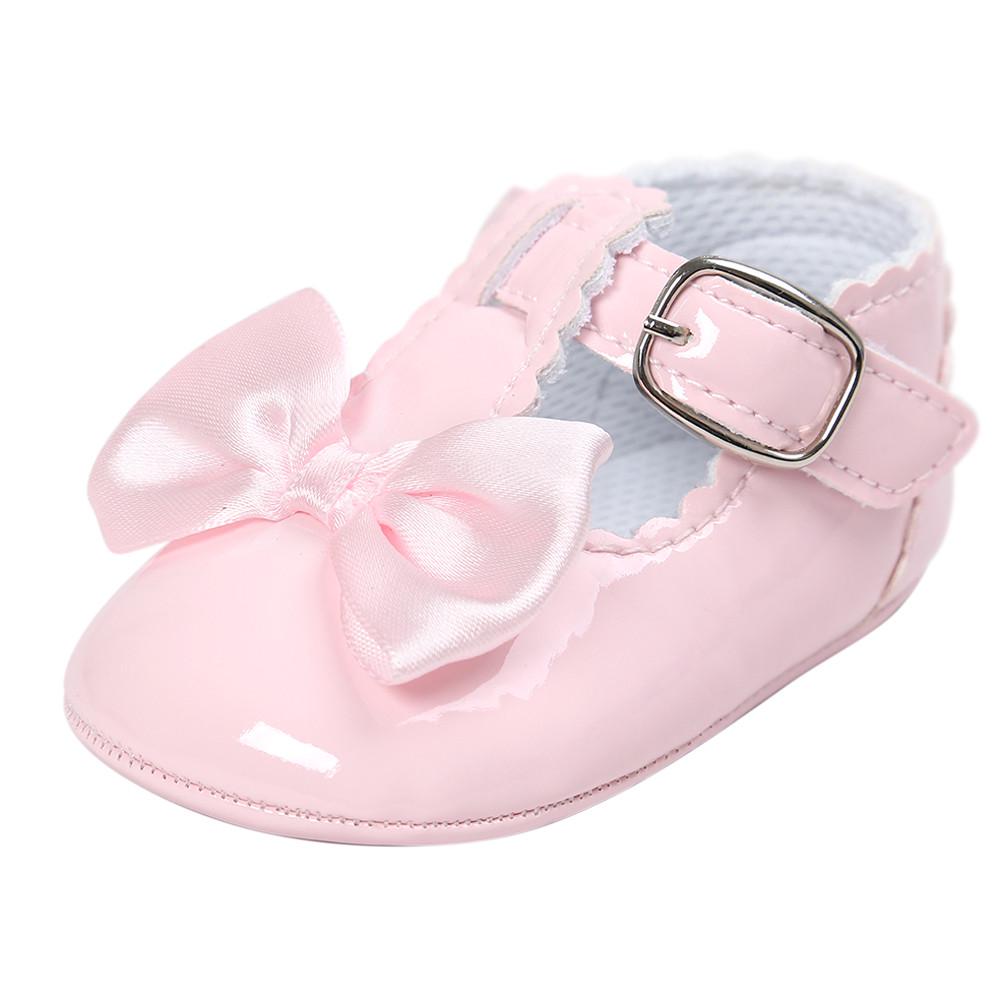 Baby Bowknot Princess Soft Sole Shoes Toddler  Casual Shoes