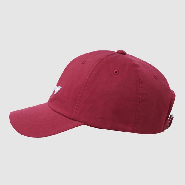 LECOQ Volume Lettering Cotton Twill Ball Cap - Red Qr123Acp24